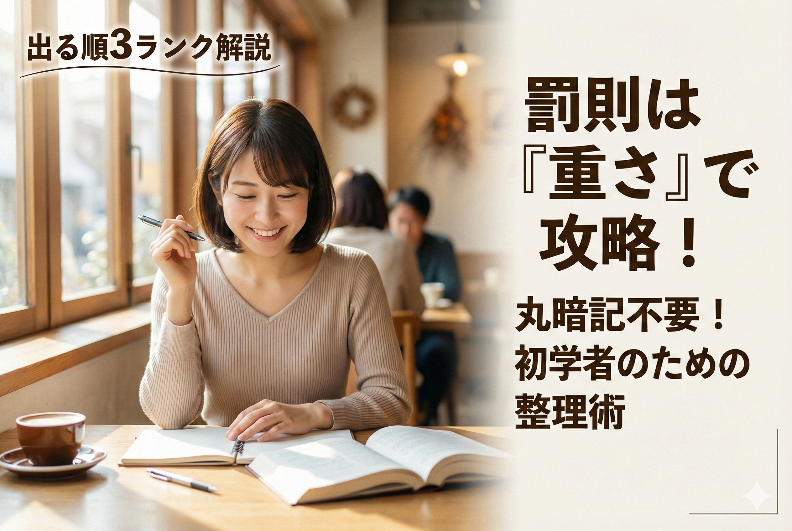 丸暗記は禁止！宅建業法の「罰則」攻略は”優先順位”と”整理”！