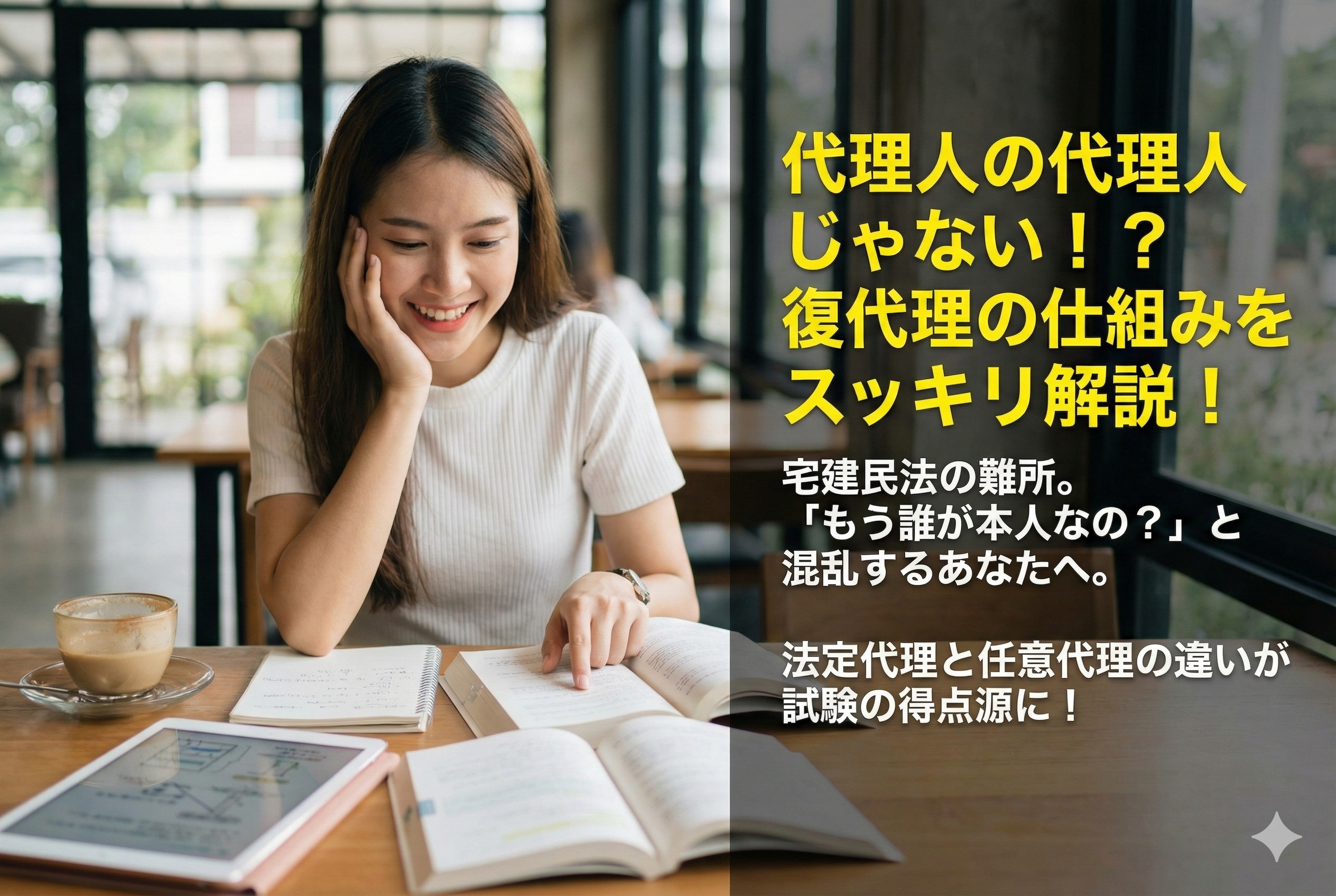 【宅建民法】「復代理」の仕組みと選び方を徹底解説〜代理人の代理人じゃない！？〜