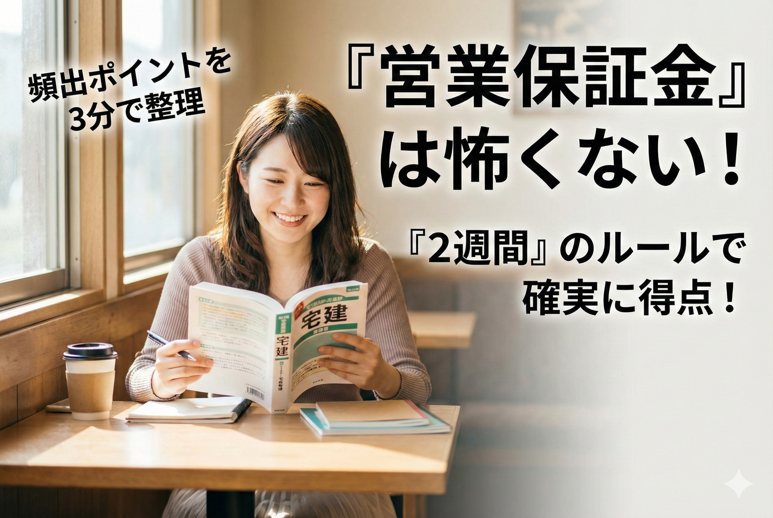 【宅建】「営業保証金」は怖くない！初学者でも得点源にできる重要ポイント解説