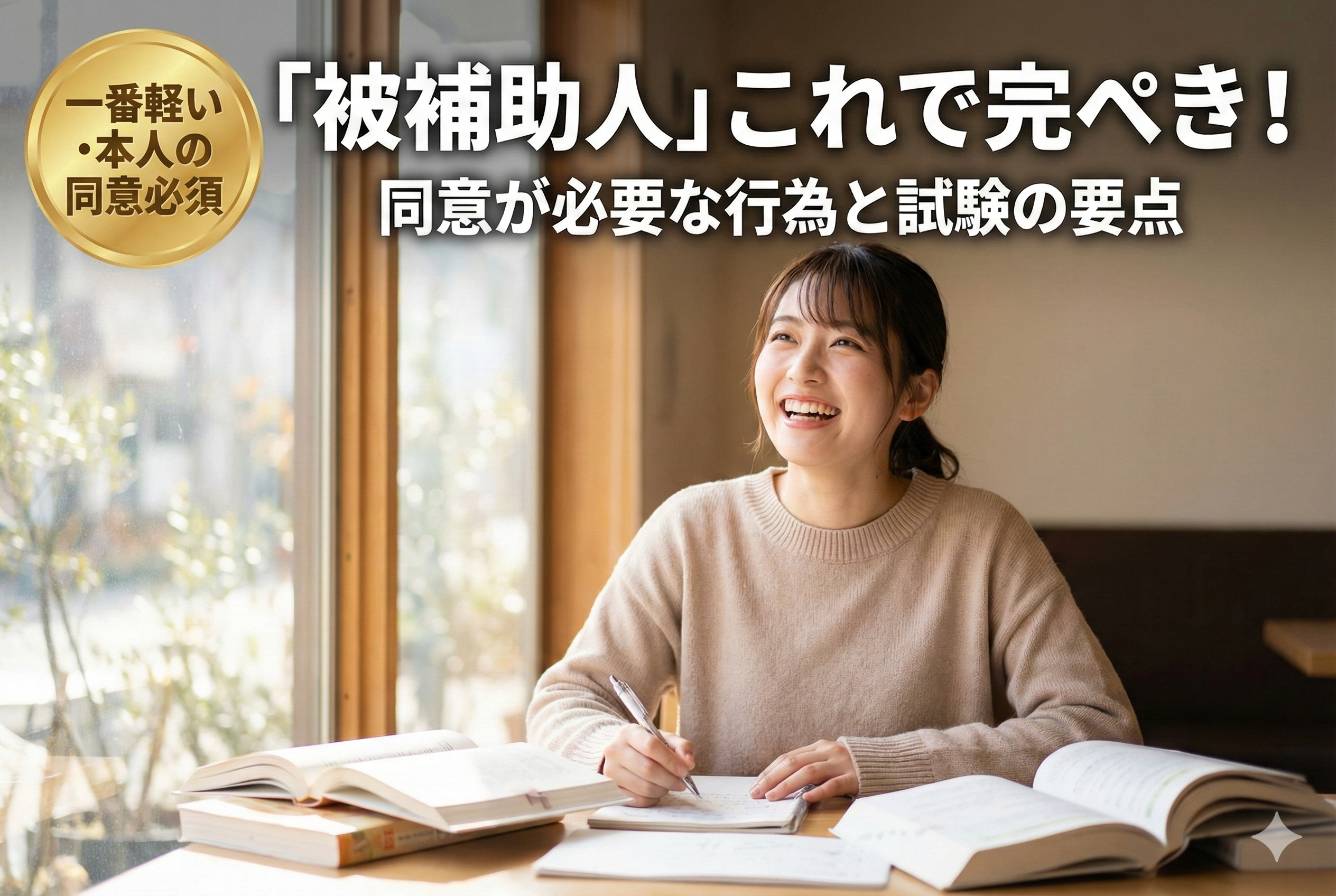 宅建初学者向け！「被補助人」とは？同意が必要な行為と試験対策の要点