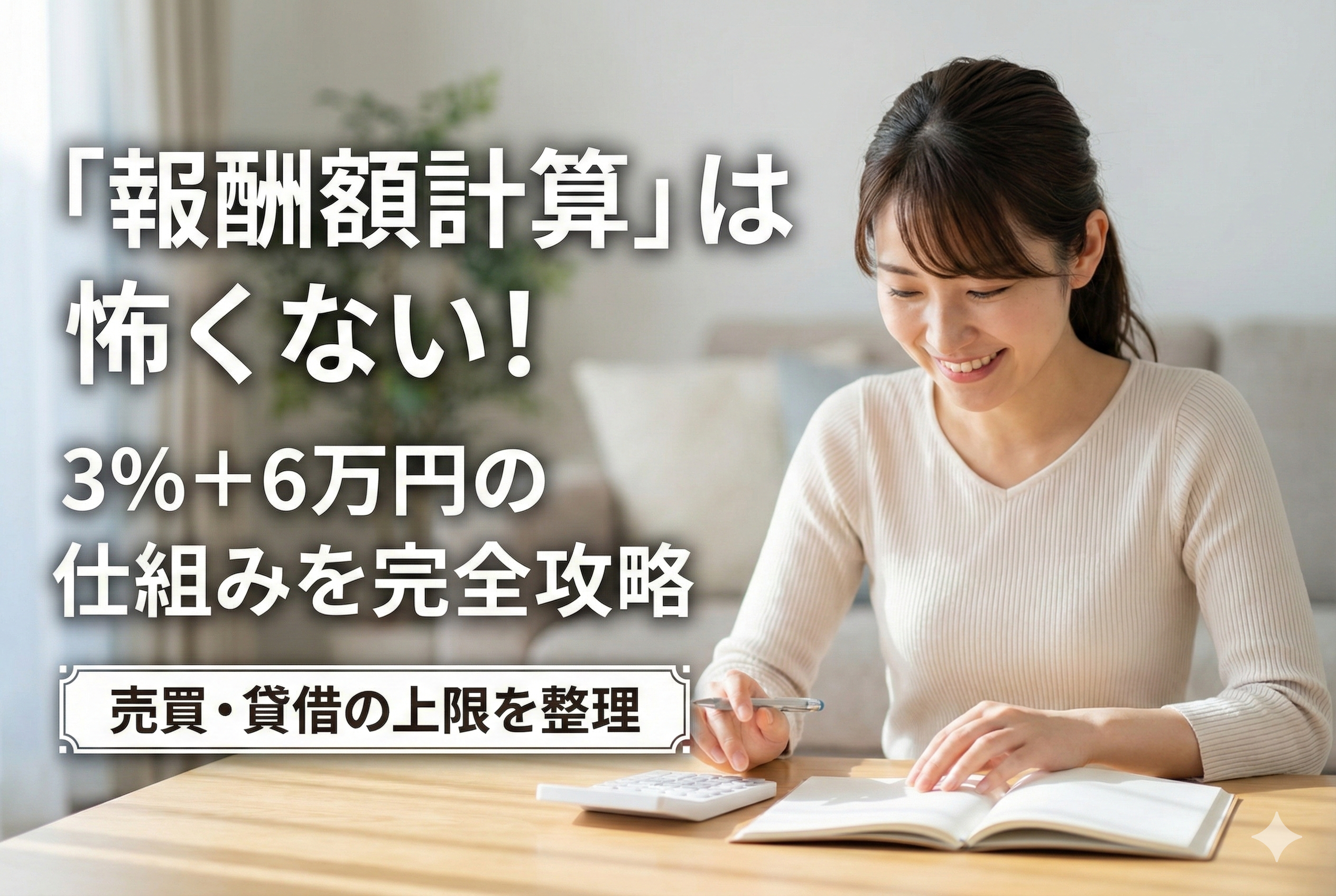 【宅建試験】計算問題は怖くない！報酬額の上限を「場合分け」で完全攻略