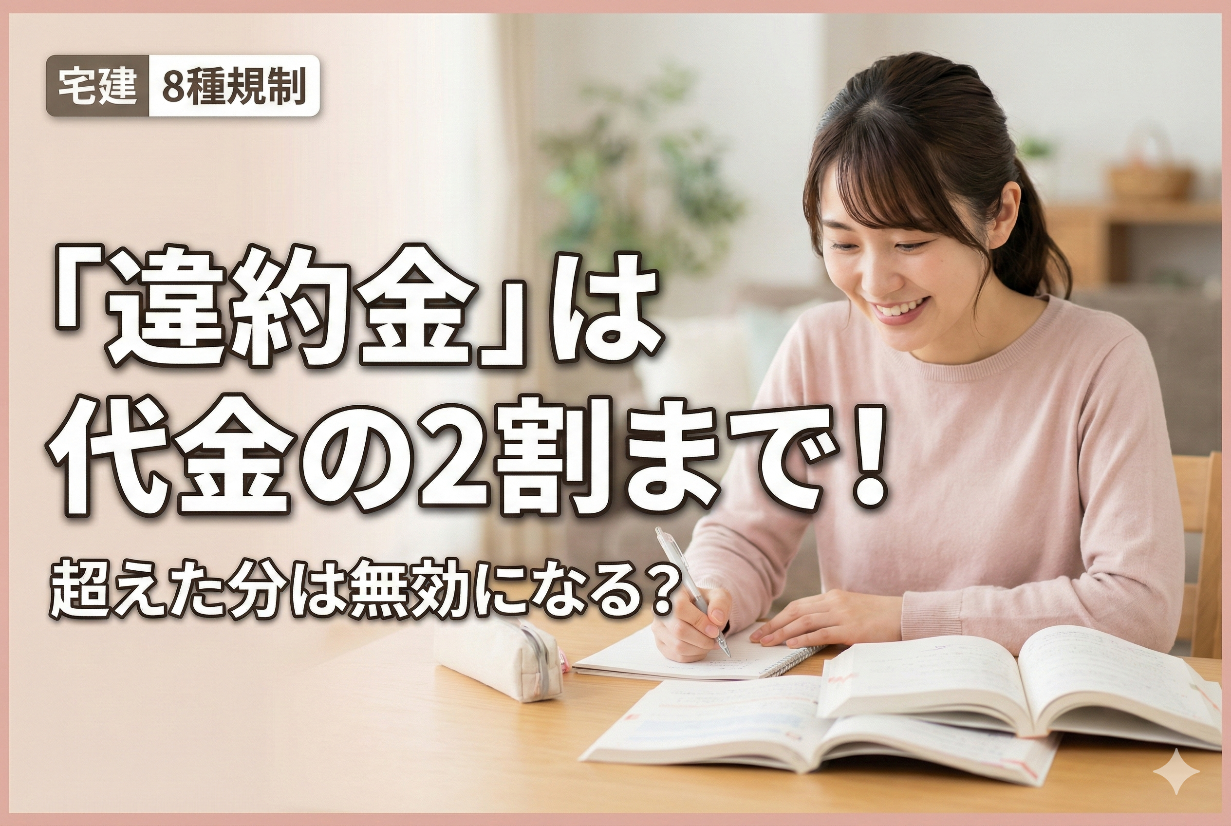「ボッタクリ防止」のルール！？宅建試験でよく出る【損害賠償額の予定】攻略法