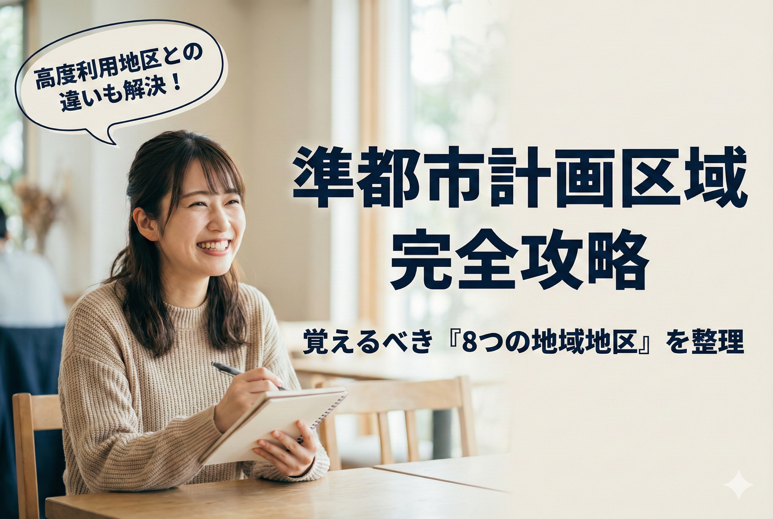 乱開発を防ぐ！準都市計画区域の役割と8つの地域地区を優しく解説