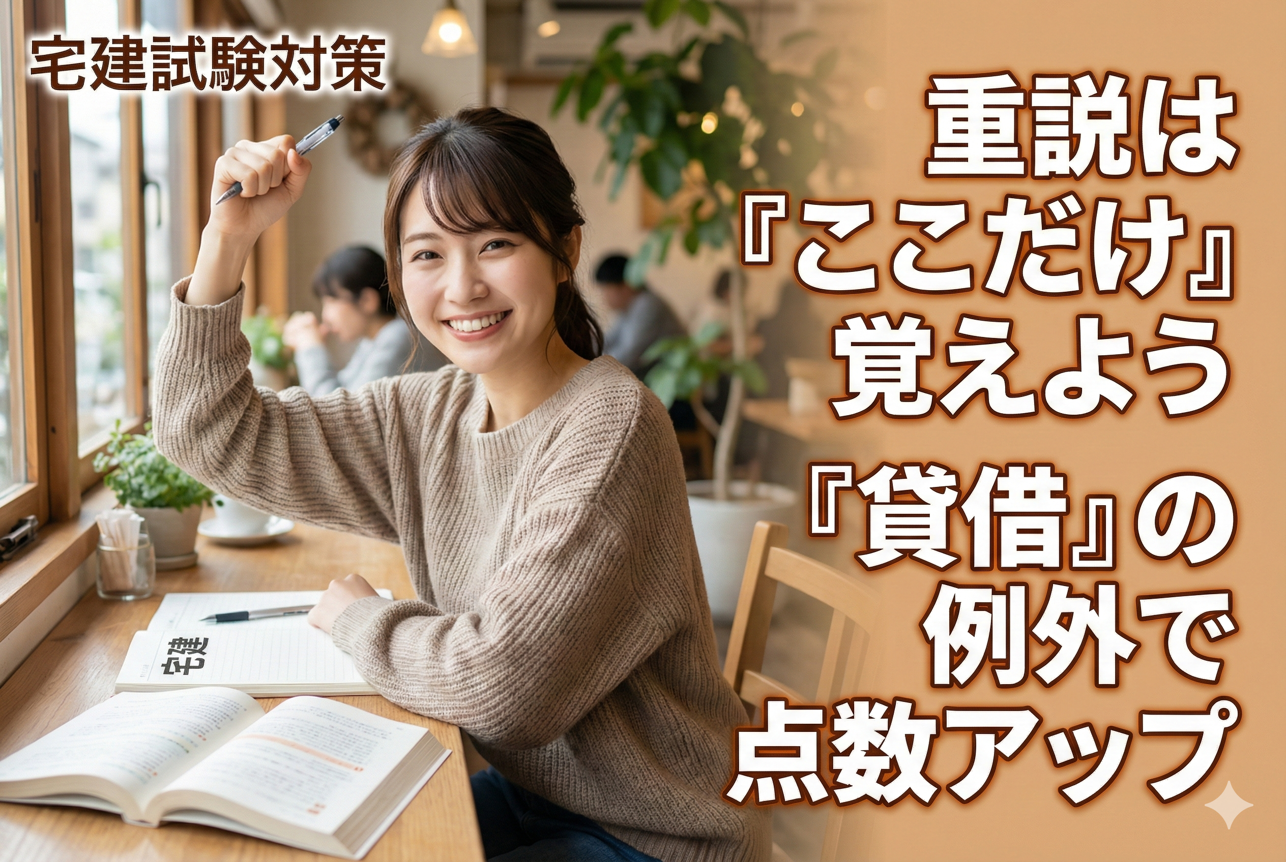 重要事項説明書の急所！「売買」と「貸借」の違いをマスターして得点源に！