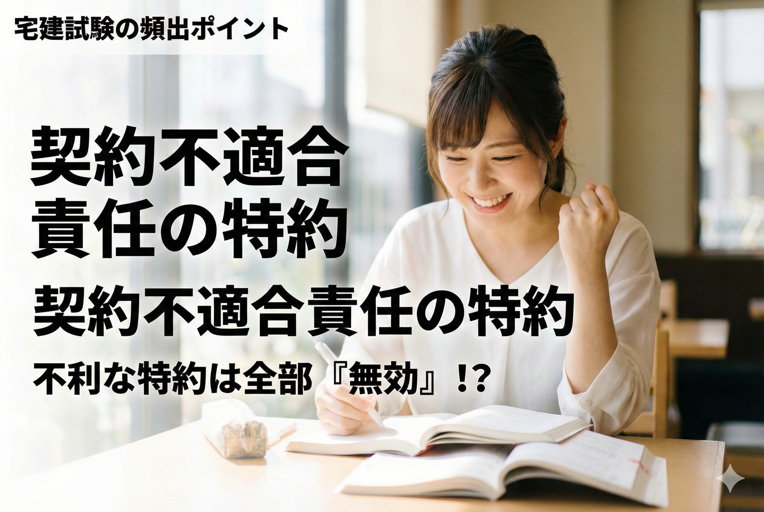 【宅建試験】「契約不適合責任」の特約はここだけ見る！プロ対アマの重要ルール