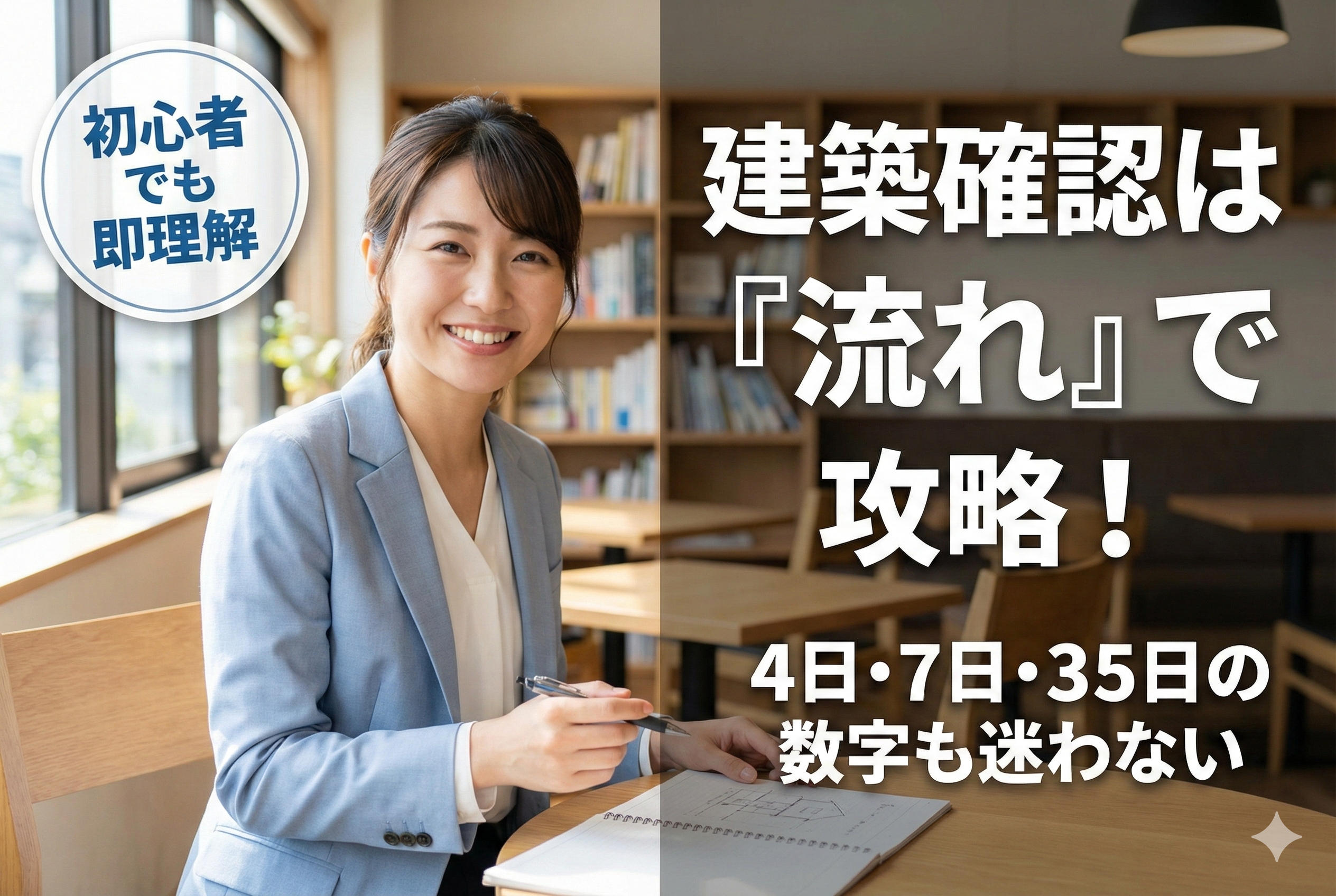 【宅建】建築確認は難しくない！申請から完了検査までの流れをストーリーで理解しよう