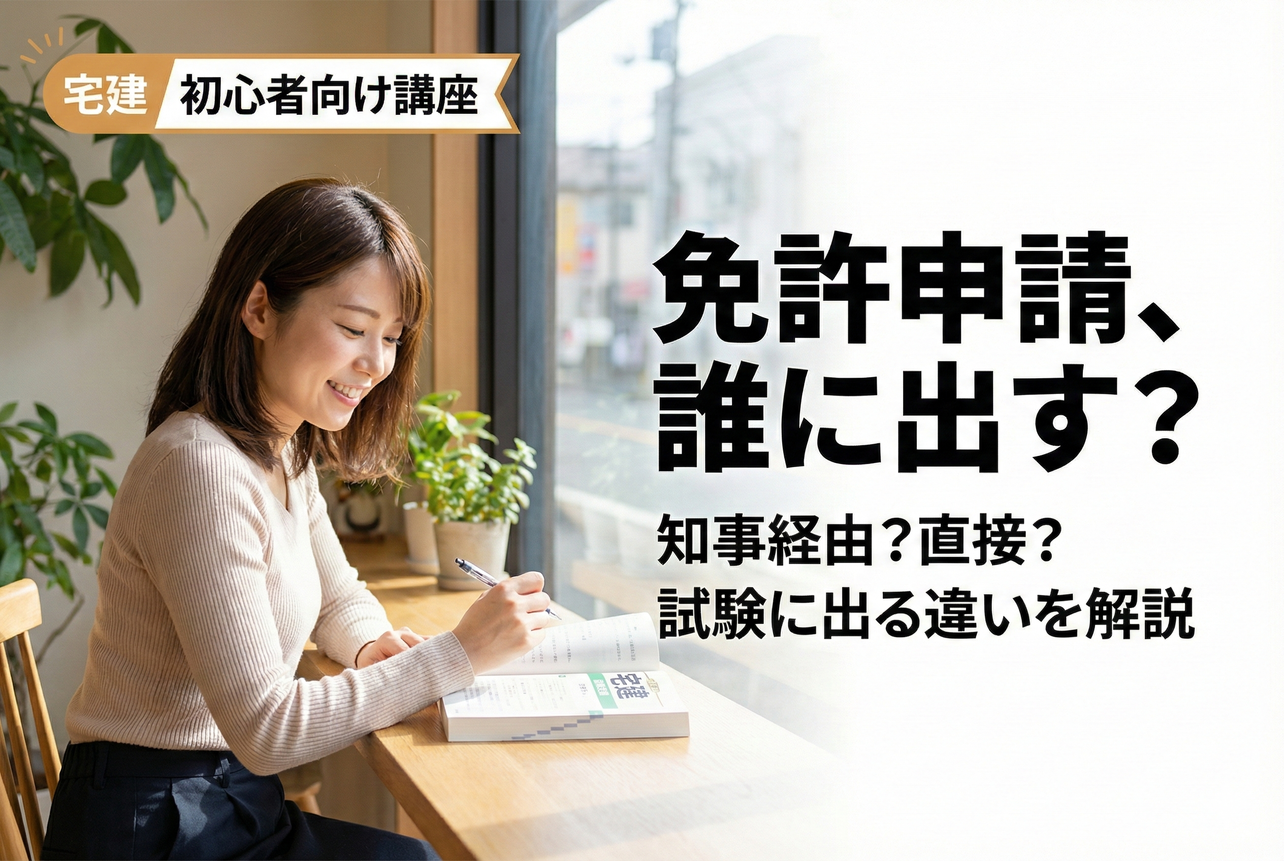 【宅建】「知事」と「大臣」どっち？ 免許申請のルールをわかりやすく解説