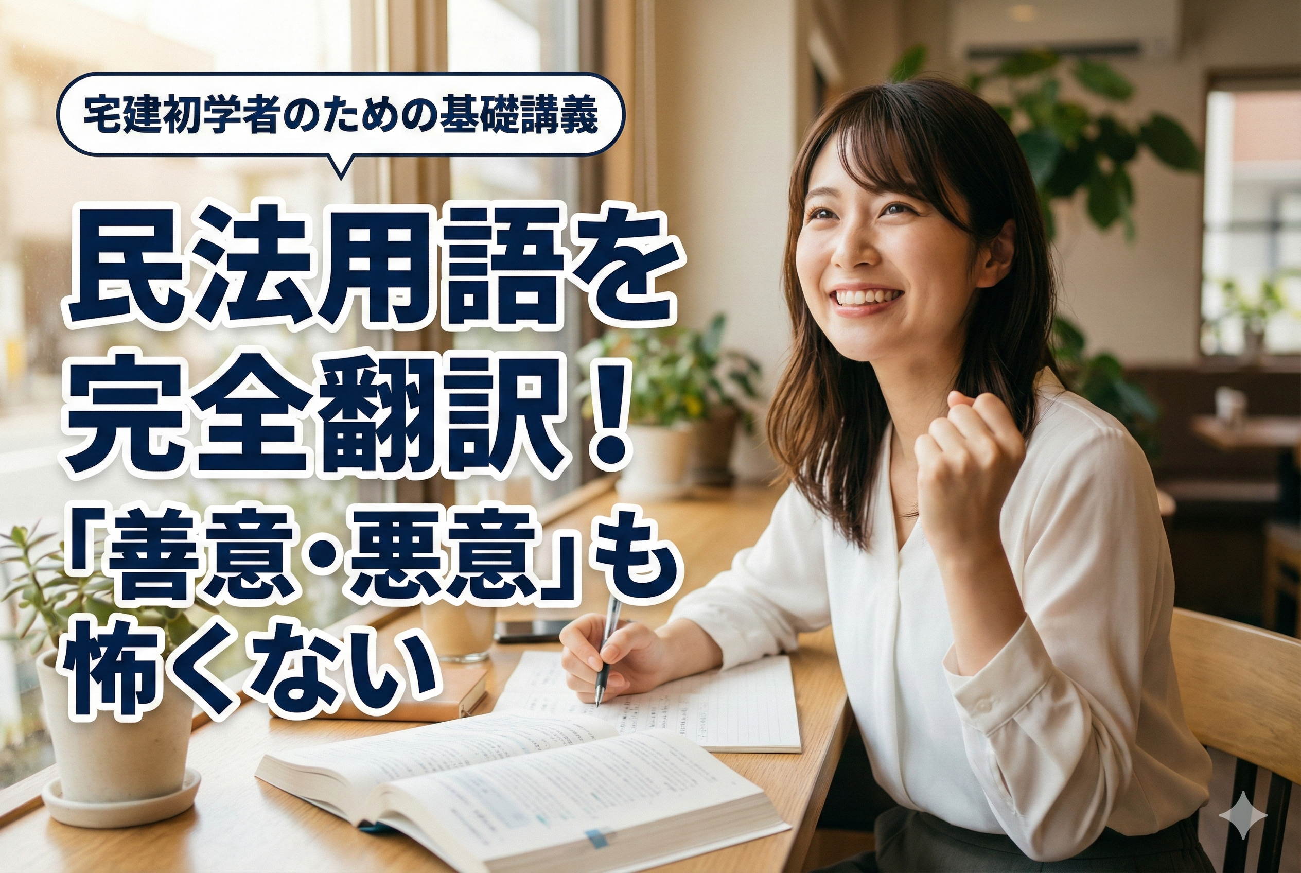 宅建民法の基礎！「善意・悪意」や「対抗する」など頻出の法律用語をわかりやすく解説