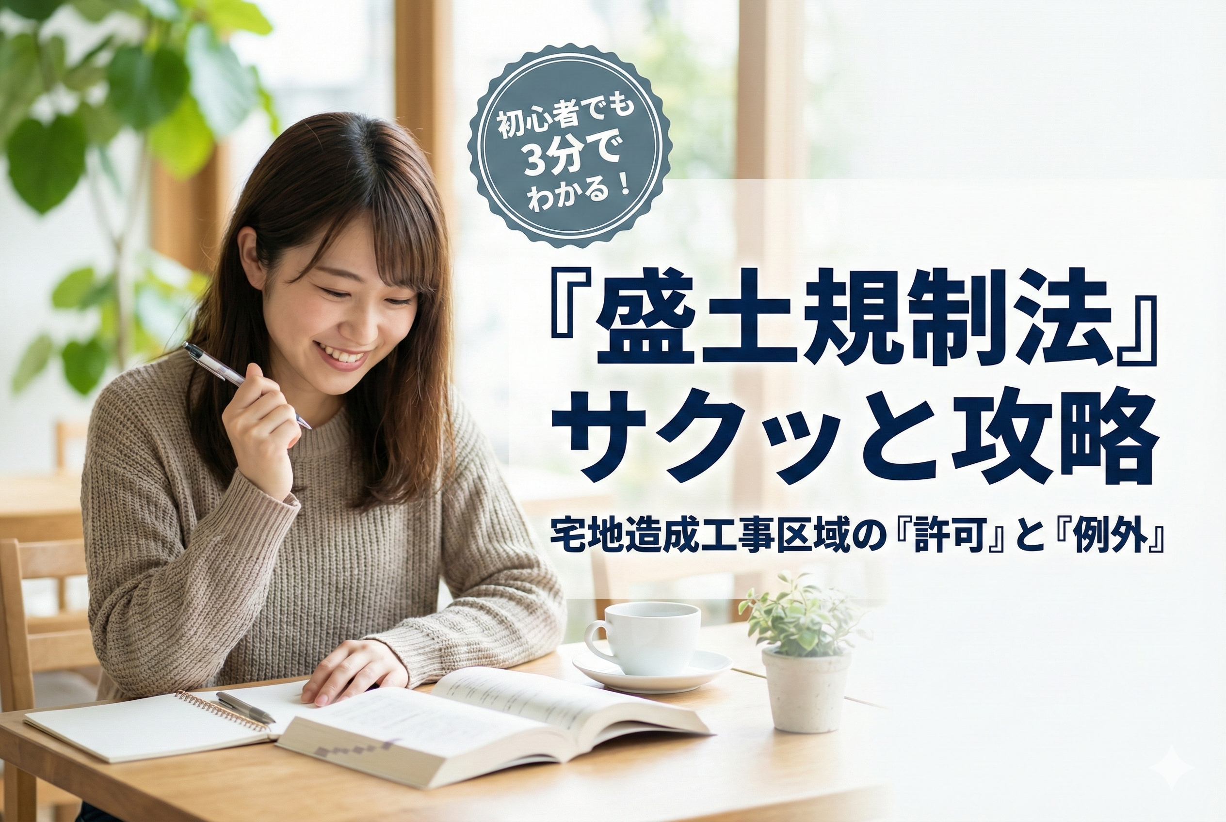 【宅建】盛土規制法ってなに？宅地造成等工事規制区域をサクッと攻略