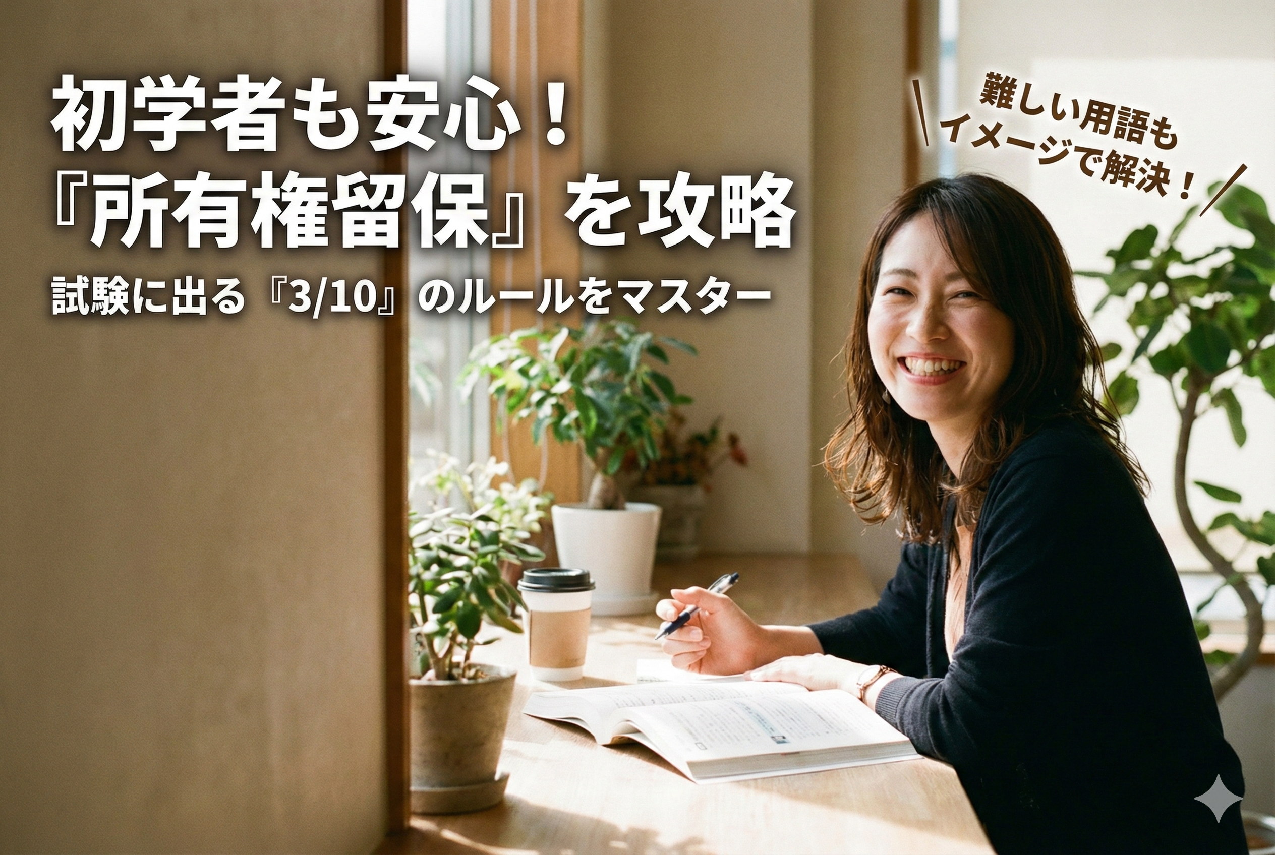 【宅建業法】所有権留保等の禁止とは？「3/10」の数字と例外をわかりやすく解説