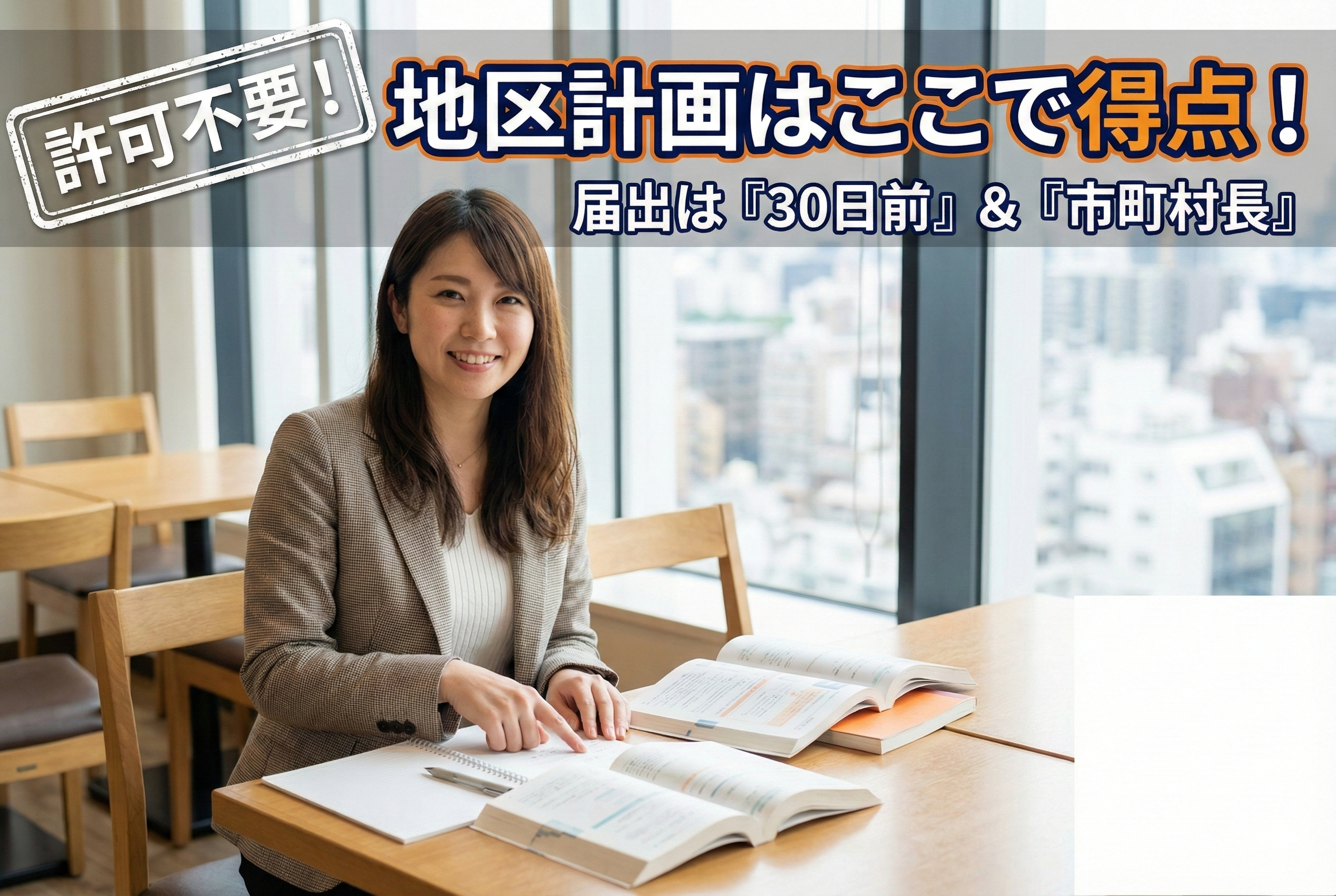 地区計画は「ご近所ルール」で覚える！宅建試験で狙われる届出のポイント