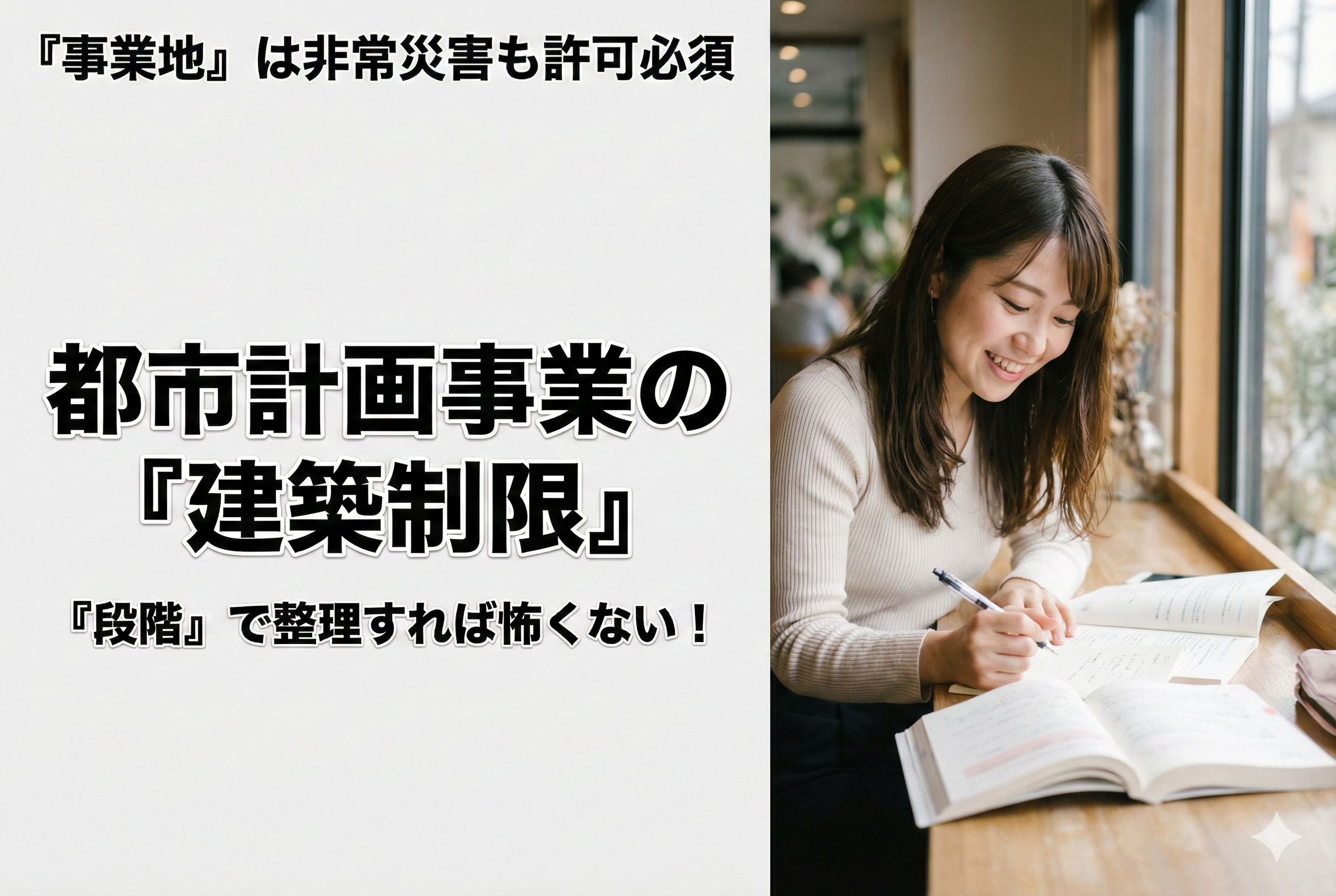 【宅建】都市計画事業の建築制限、覚え方のコツは「段階」にあり！初学者向け徹底整理