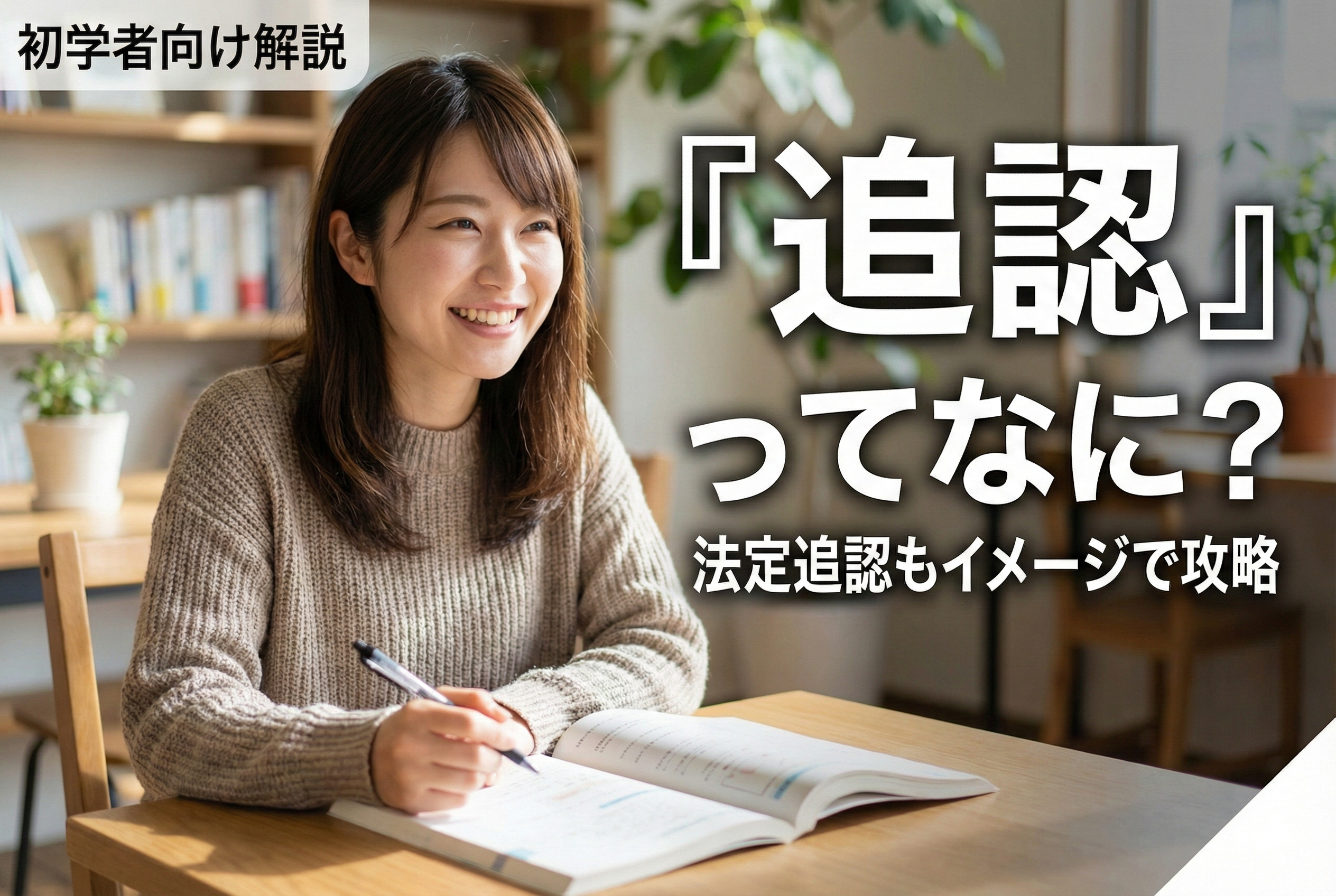【宅建】「追認」で悩んでる？法定追認の覚え方と取消権の放棄をわかりやすく解説