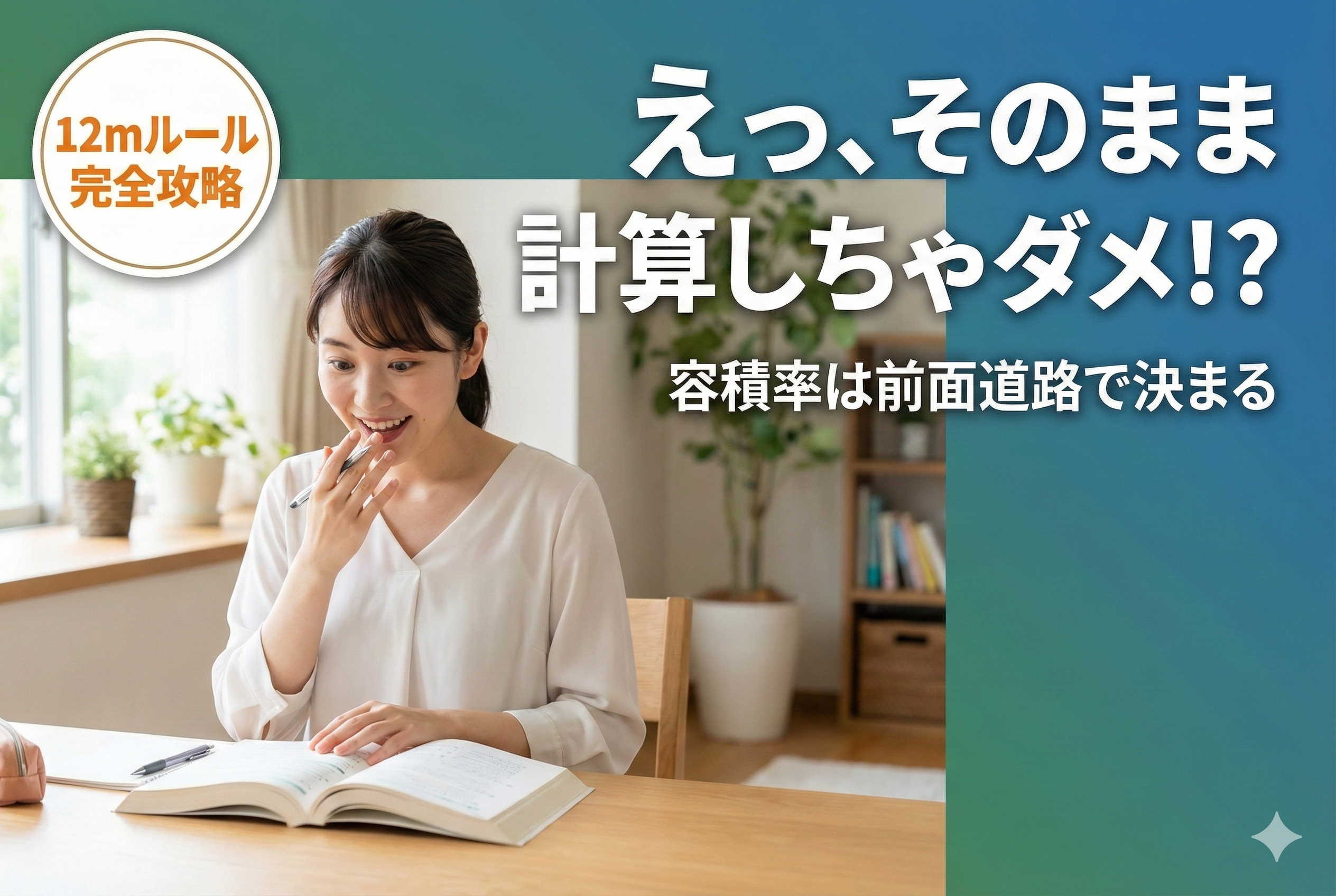 【宅建】容積率の緩和措置まで網羅！試験に出る「延べ面積」の計算ポイントまとめ