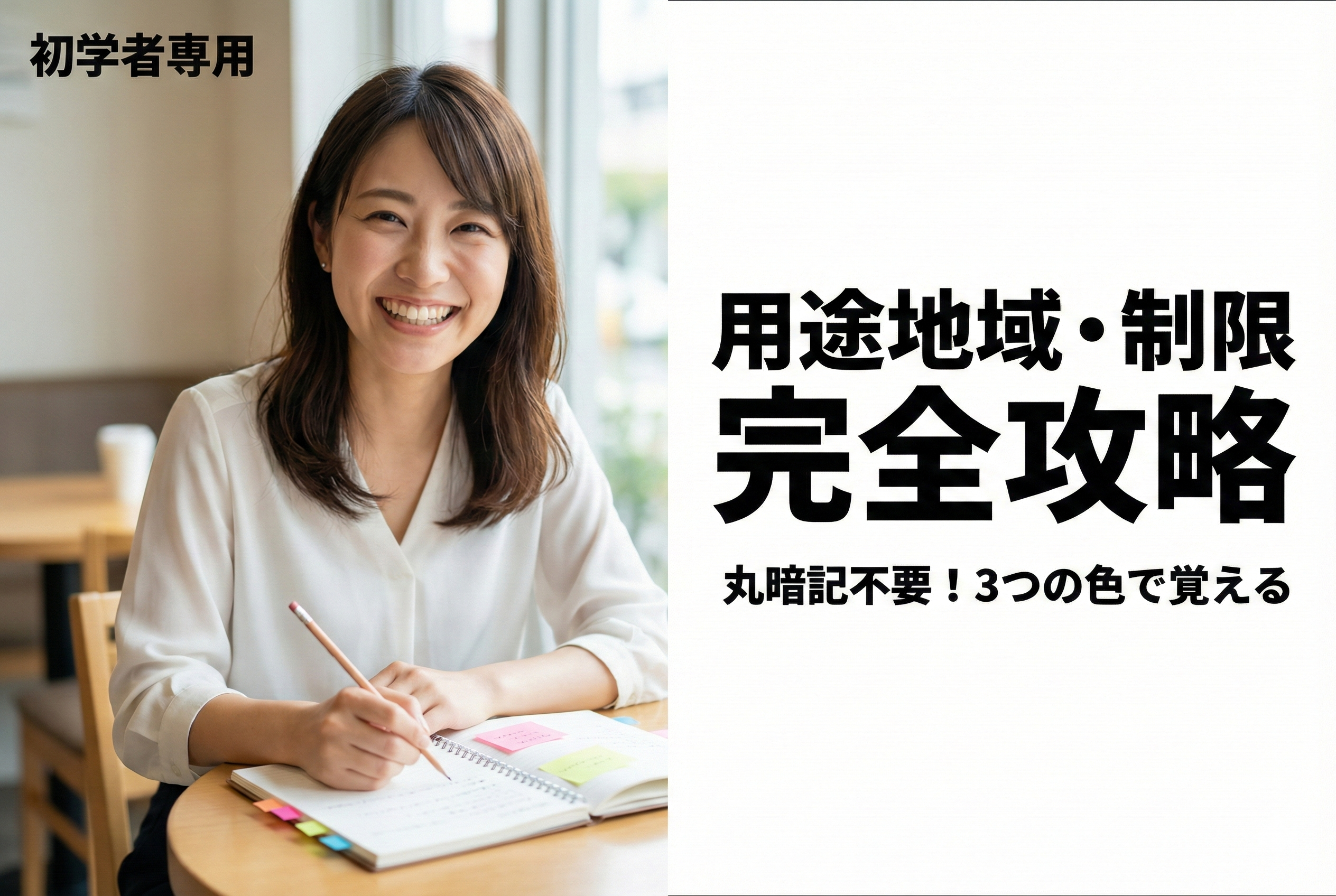 宅建試験の頻出エリア！用途地域と用途制限を「丸暗記なし」で攻略するコツ