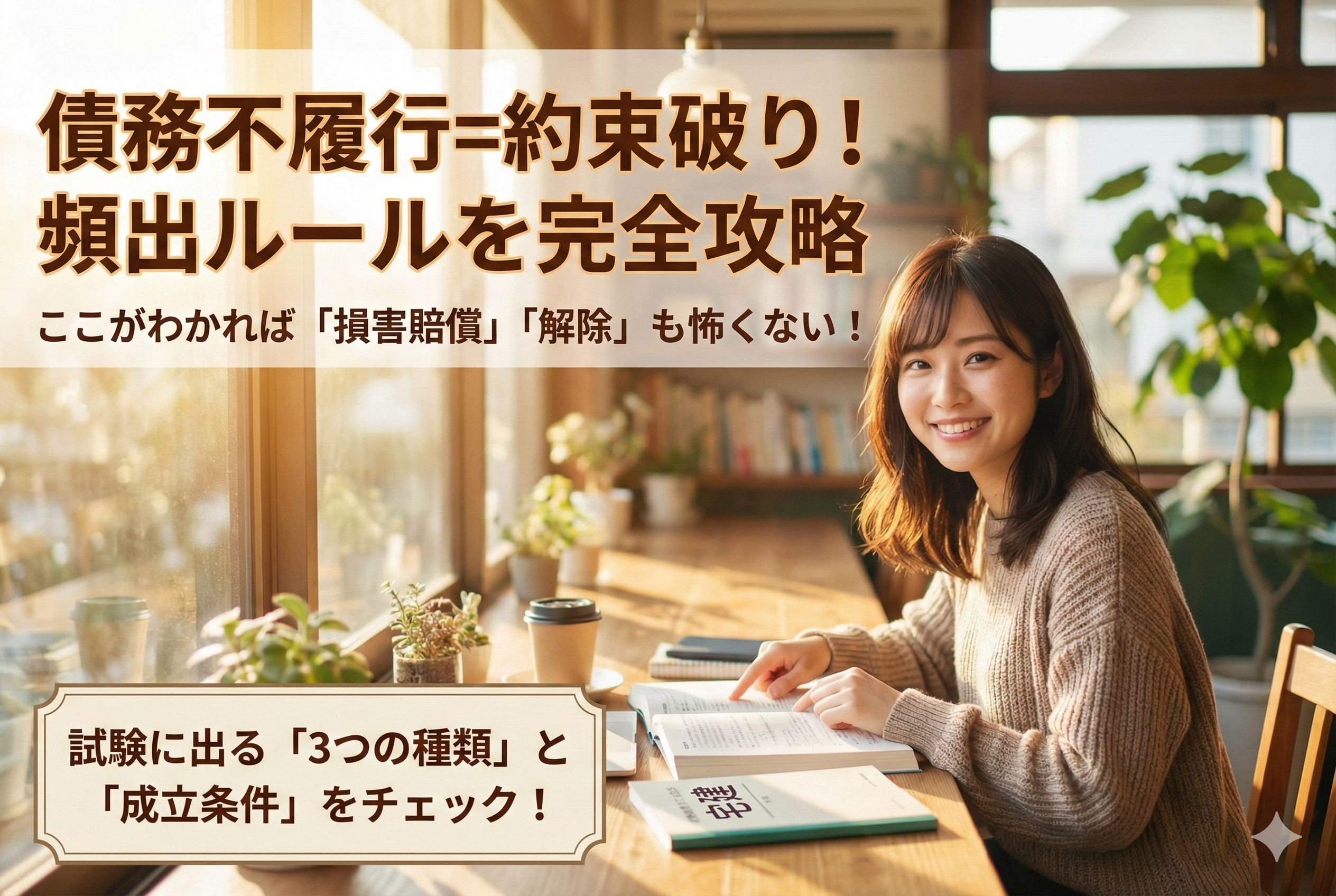 債務不履行＝約束破り！宅建試験で頻出の「損害賠償」と「解除」のルール