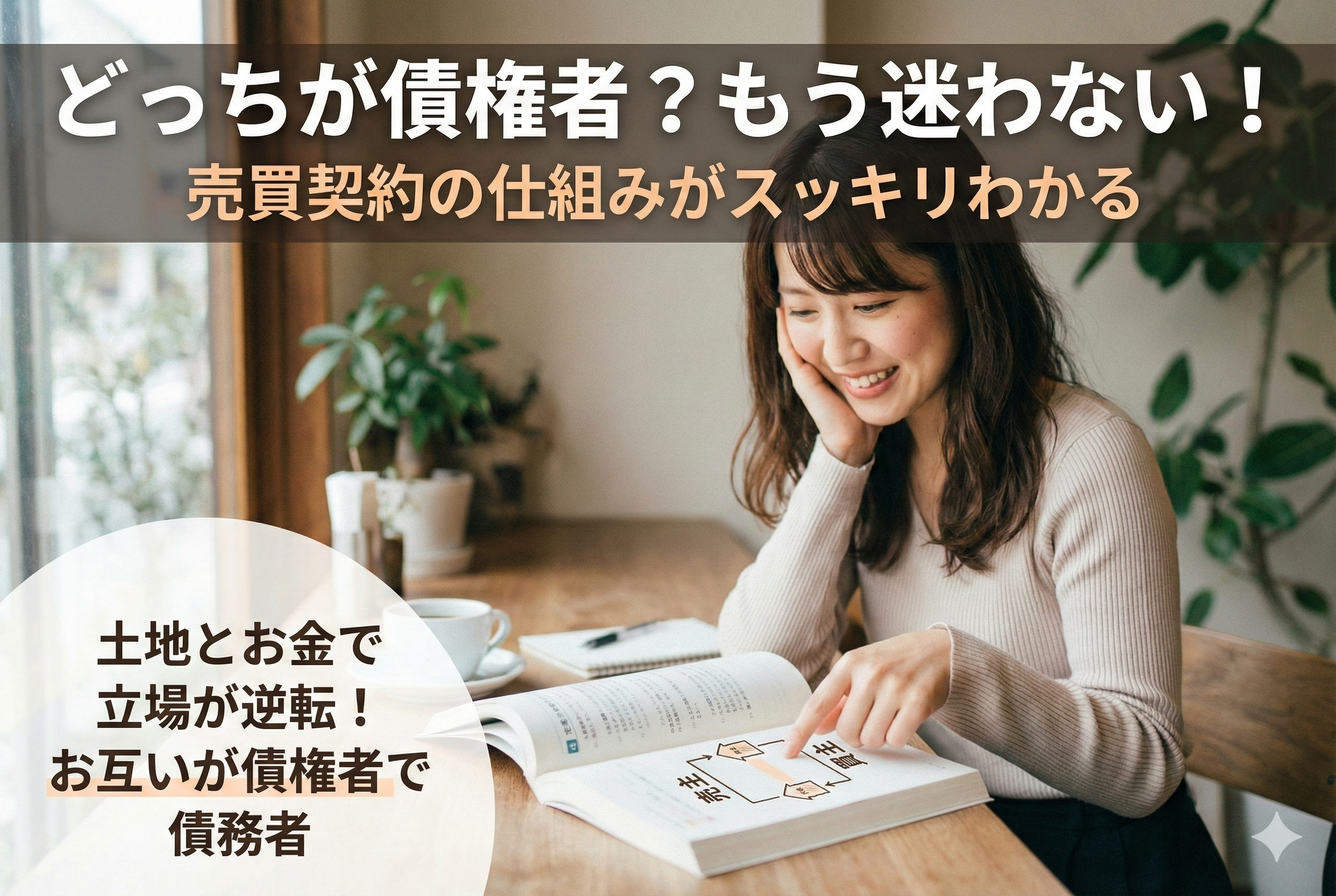 【宅建・民法】どっちが債権者？売買契約でパニックにならないための基礎知識