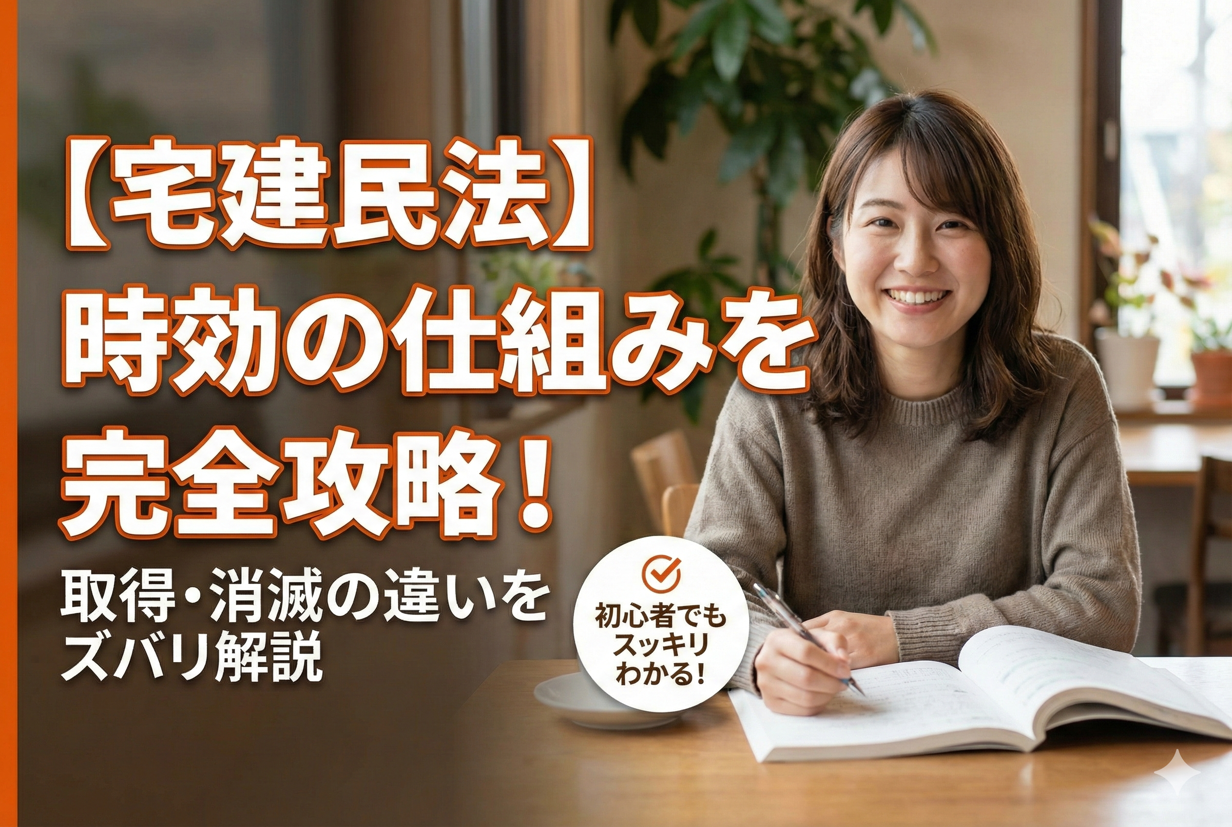 【宅建民法】「時効」で借金が消える？取得時効と消滅時効の仕組みを解説