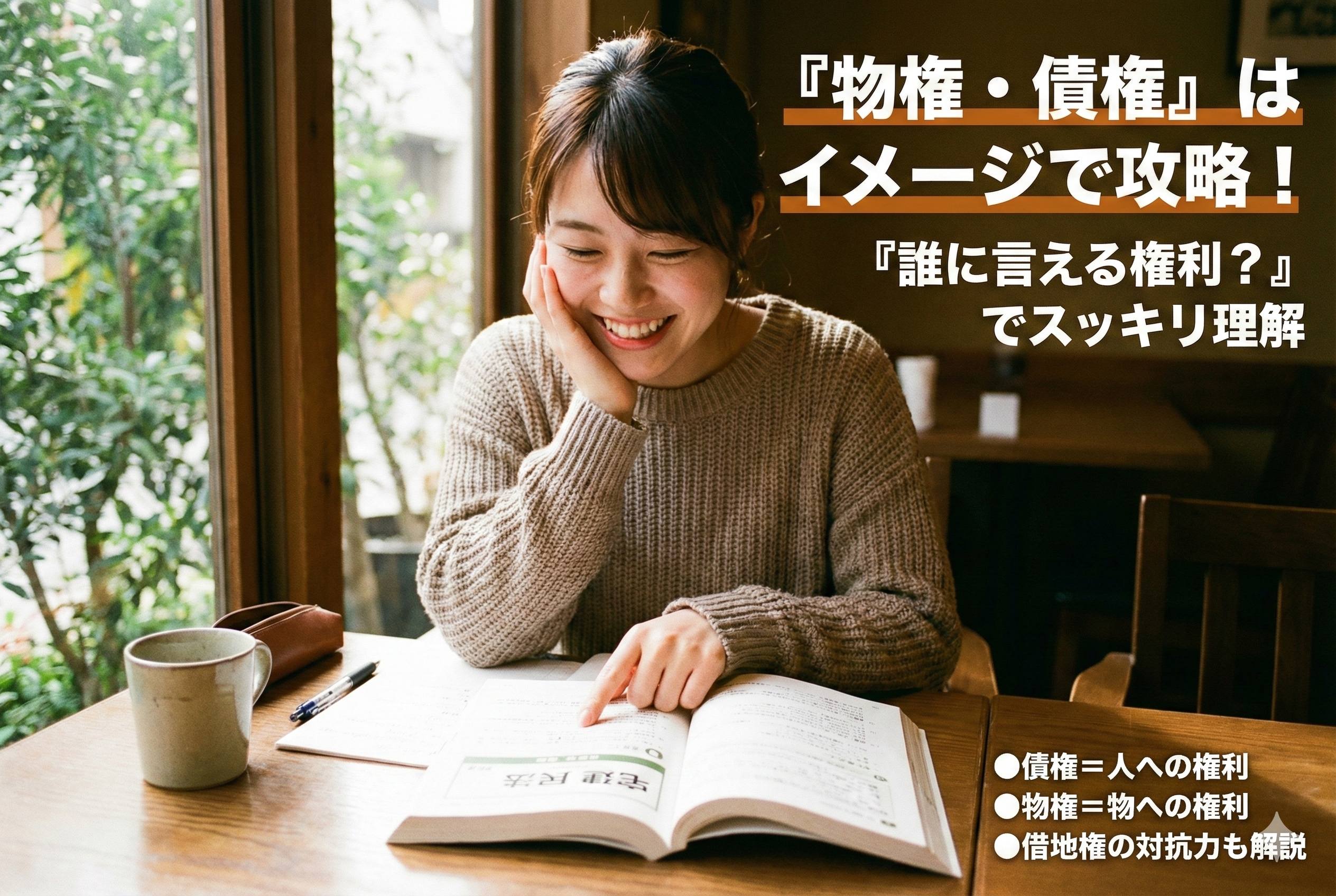 「物権・債権」で悩ん出るあなたへ！イメージで掴む宅建民法の基礎と「対抗力」の話